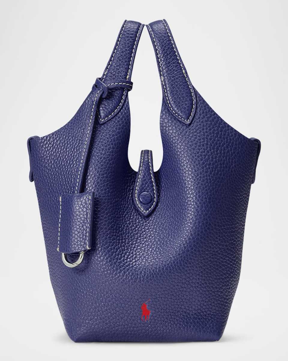 Polo Play Pebbled Leather Crossbody Bag